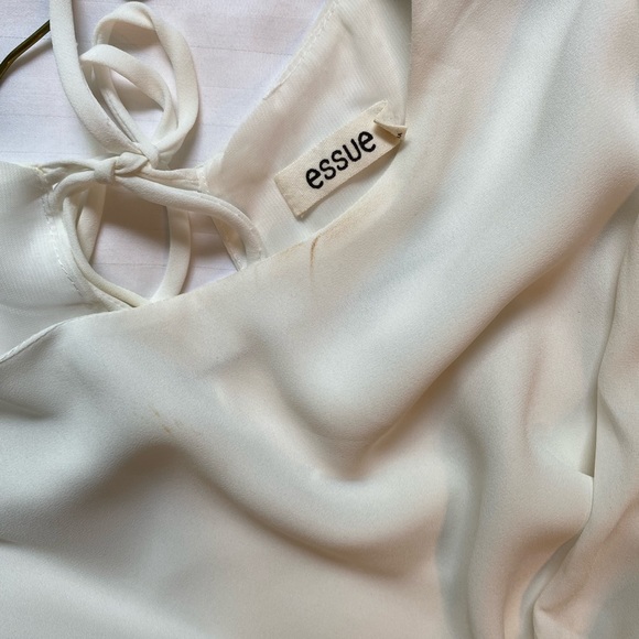 Mendocino White Blouse - Puffy Sleeves - Picture 3 of 5